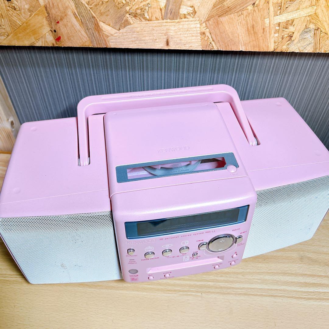 □動作良好！ ハローキティカラー□KENWOOD MDX-L1 リモコン付き！