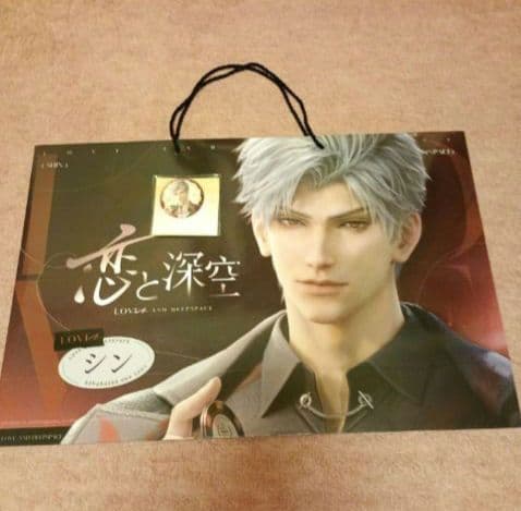 JP初イベント　恋と深空 ポップアップ ショッパー　缶バッジセット