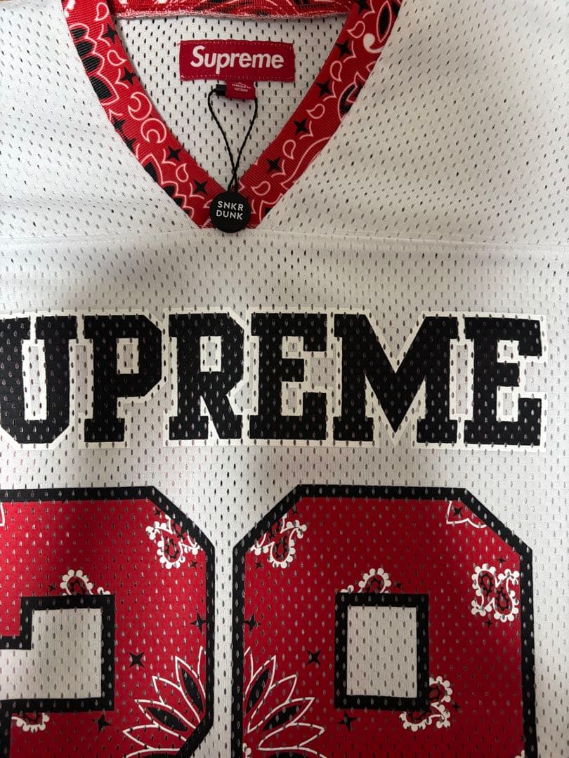 シャツ Supreme Bandana Football Jersey \"White\"S