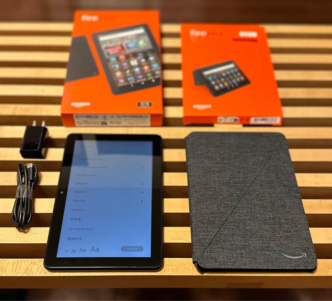 Amazon Fire HD 8 ブラック 純正カバーセット 32GB レビュー】「Fire HD 8/8 Plus」用アマゾン純正カバーはしっかりとした