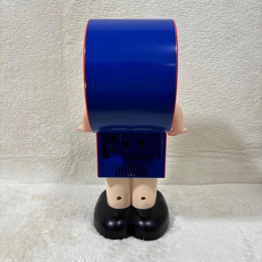 【動確済】リズム時計工業 ポンキッキーズ P-chan Pちゃん 目覚まし時計