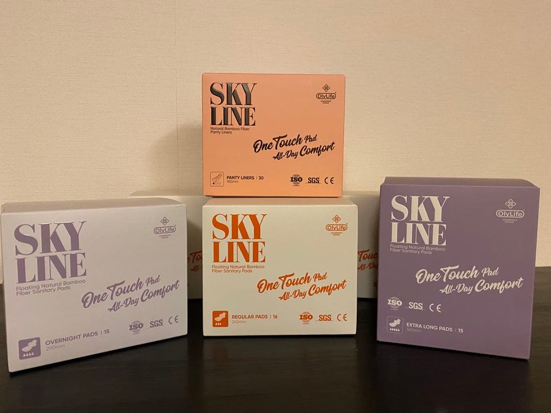 SKYLINE ライフケアシート生理用ナプキン トライアルセットolylife