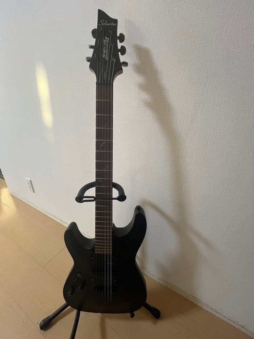 Schecter エレキギター ブラック レフティ用