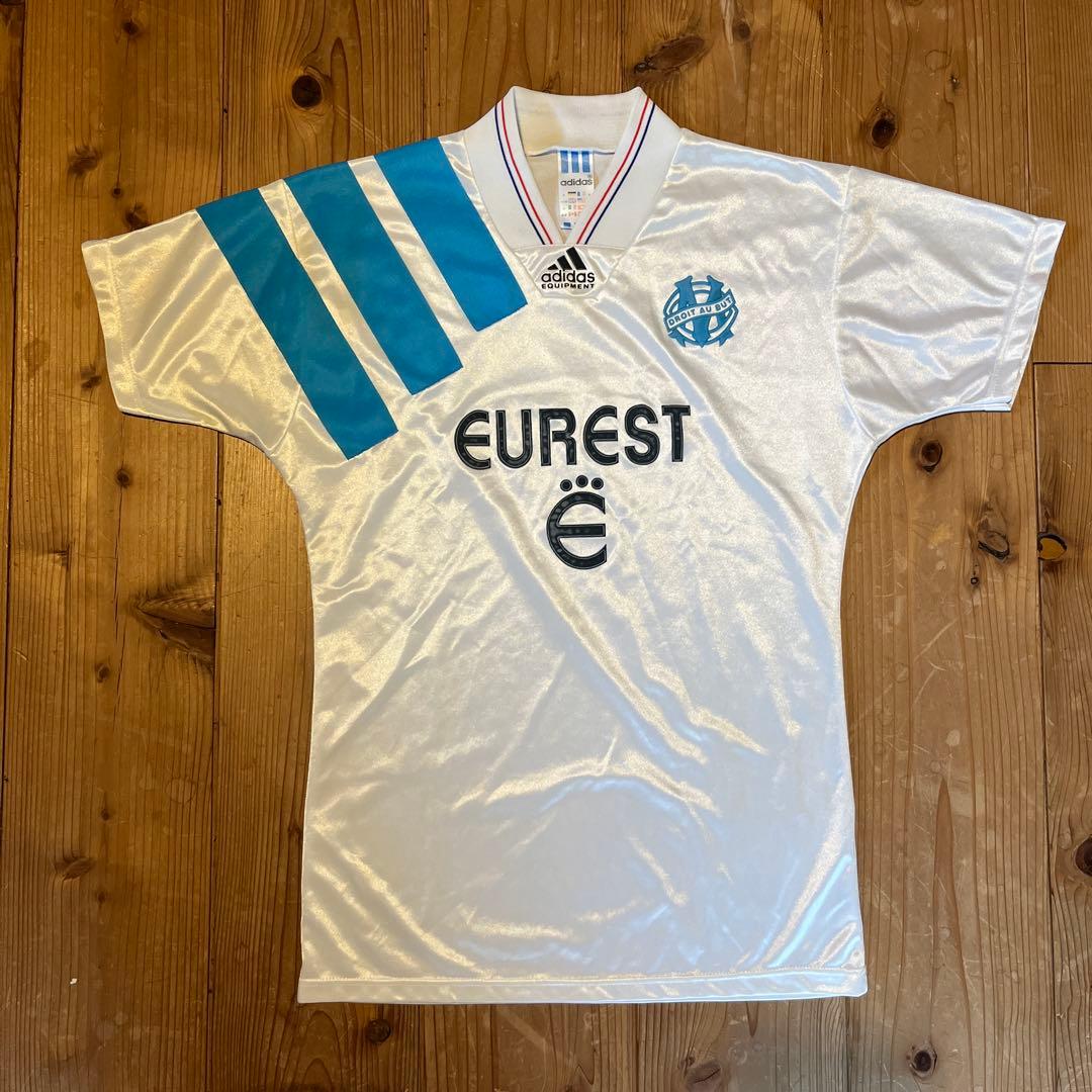 90's adidas マルセイユ 93/94 ユニフォーム UK製 - メルカリ