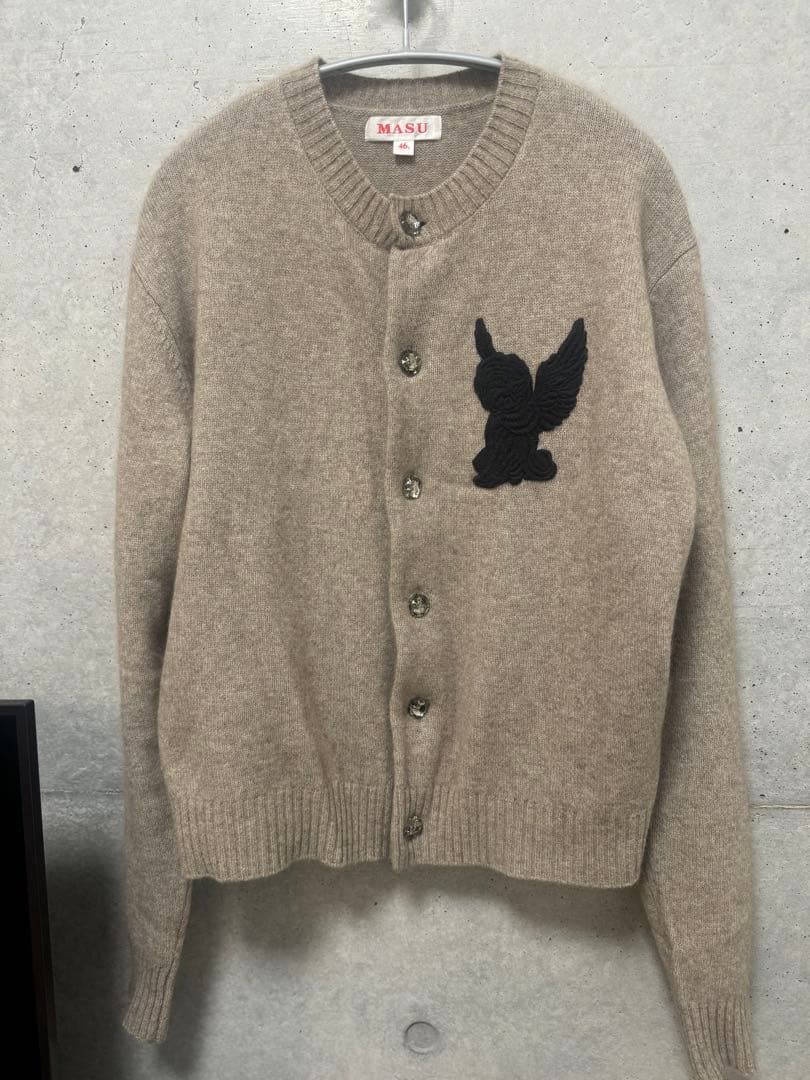 MASU 24AW ANGEL EMBROIDERED CARDIGAN 46 - メルカリ
