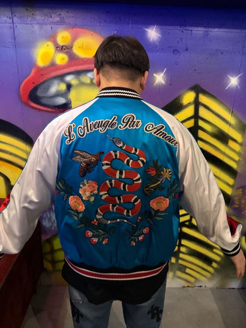 GUCCI スカジャン 【がーどまん愛用】 - メルカリ