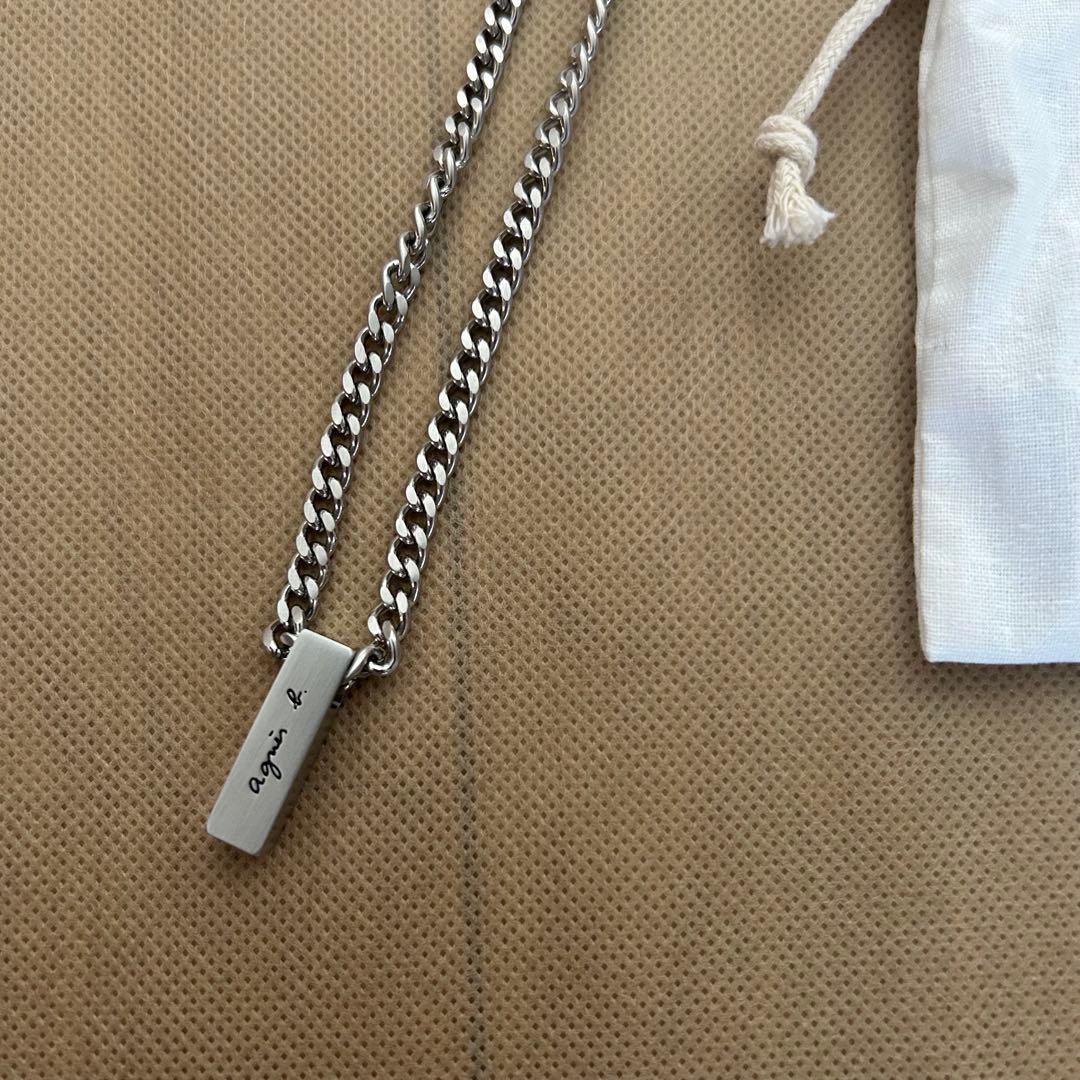 ☆美品！アニエスベー ペアネックレス 