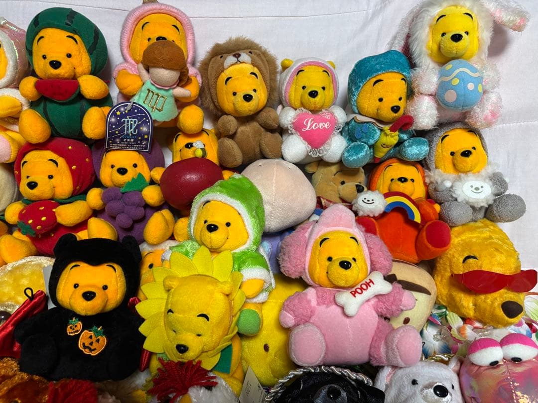 ディズニー　くまのプーさんと仲間達のぬいぐるみ　68体まとめ売り