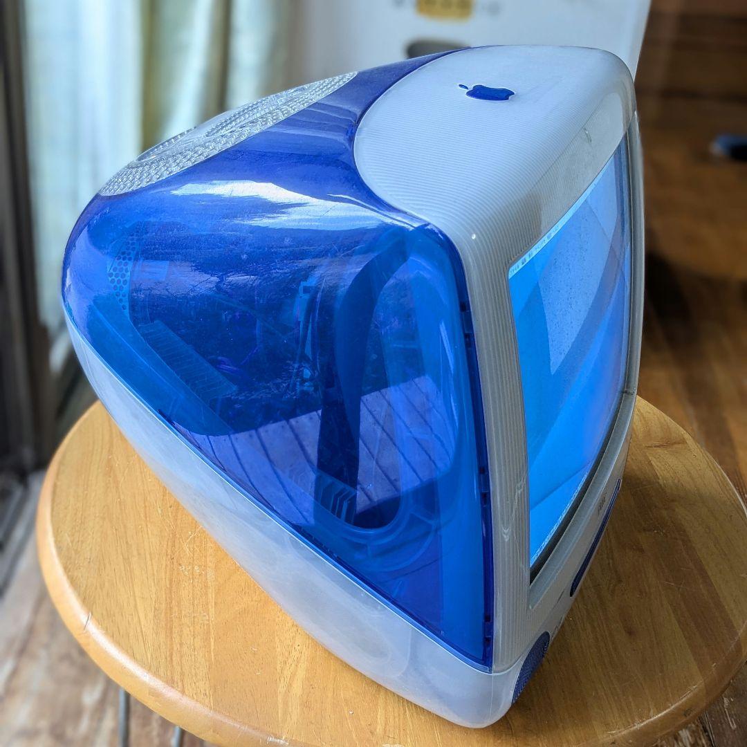 iMac G3 Indigo スケルトン インディゴ iMac G3 in Indigo vintagemacintosh