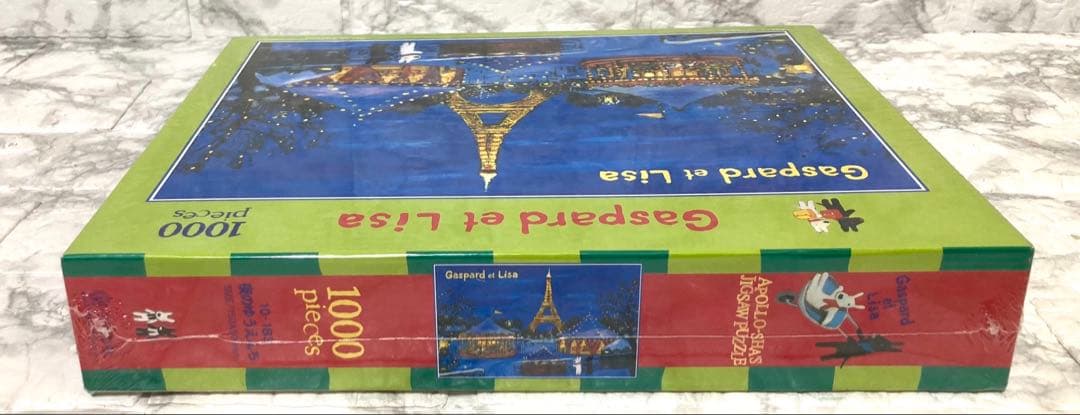 【未開封 廃盤希少】アポロ社 リサとガスパール 夜のゆうえんち 1000ピース