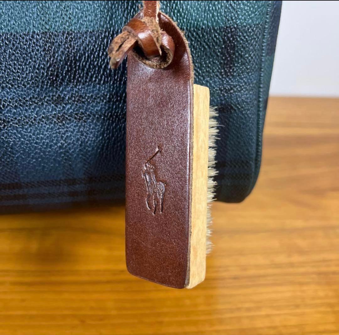 POLO Ralph Lauren ミニボストンバック チェック - メルカリ