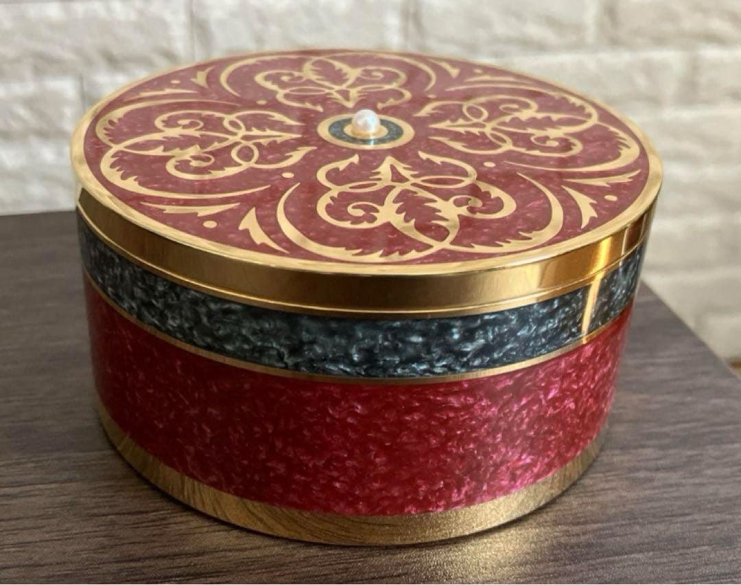 美品】MIKIMOTO ミキモト ジュエリーケース クリスタルラッカー 赤