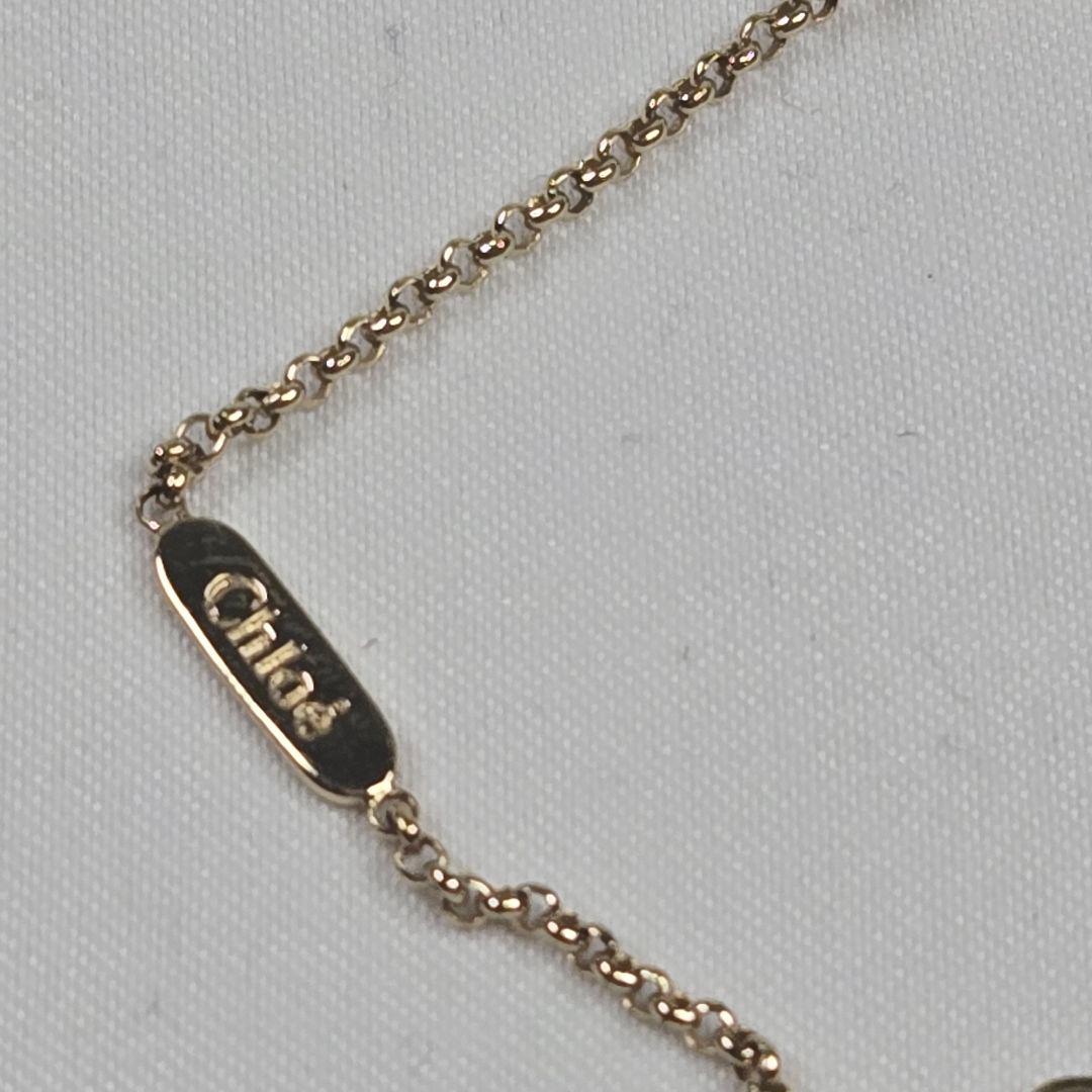 美品】Chloé クロエ ブレスレット ゴールド 鍵モチーフ 南京錠 箱付き