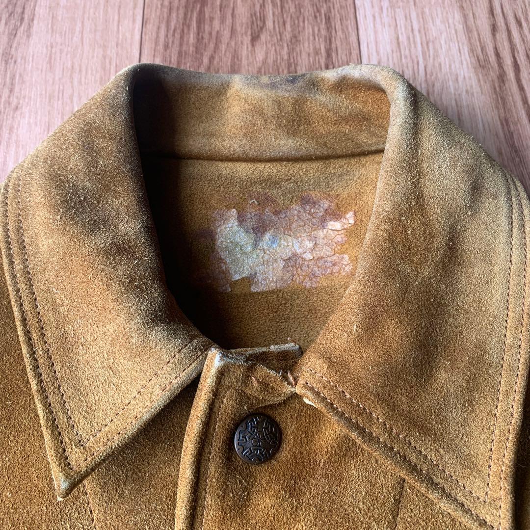 ヴィンテージ スエードジャケット 60s リーバイス ショートホーン 風