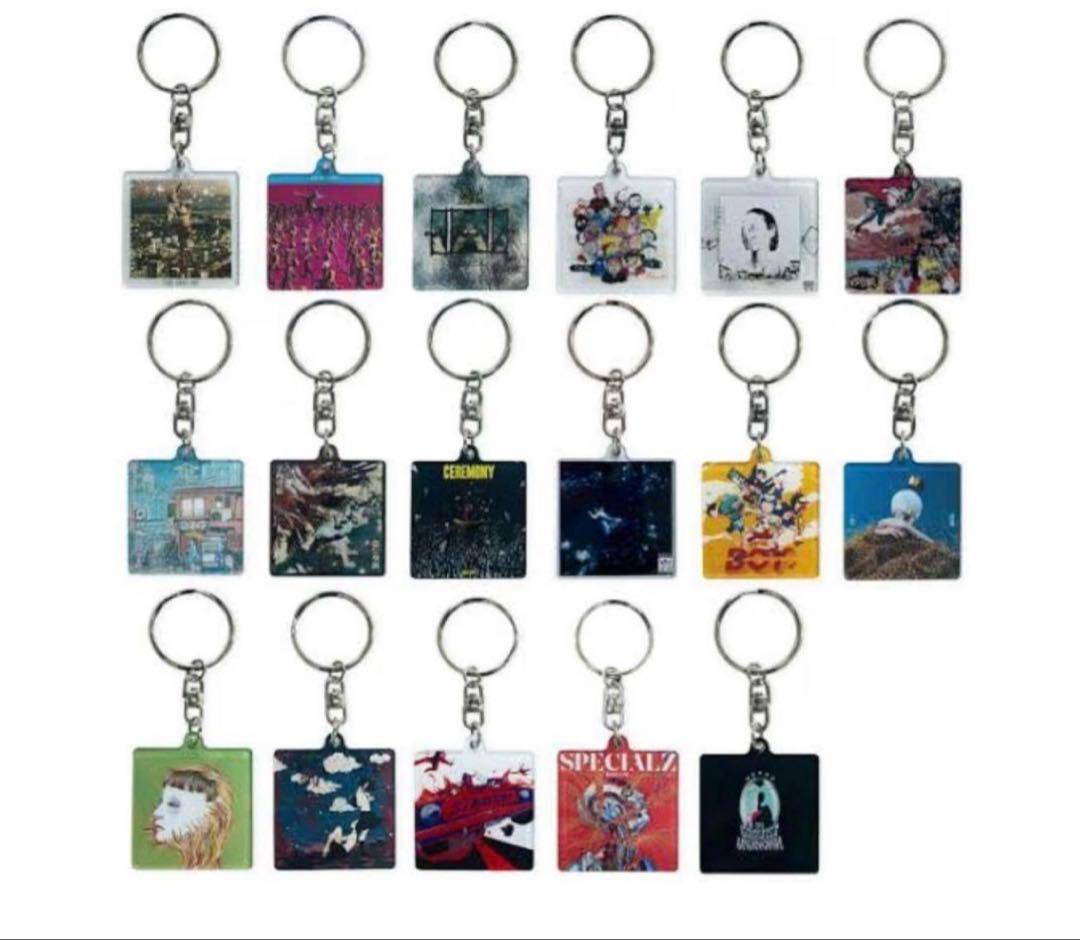 King Gnu CDジャケット アクリル　キーチェーン コンプ　17種類