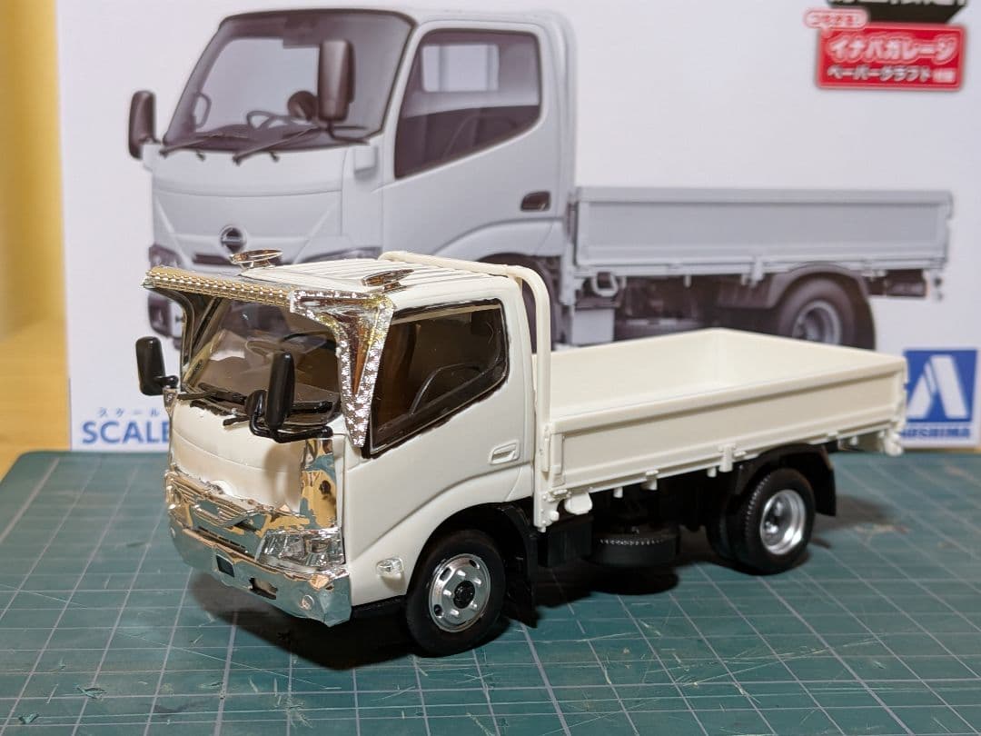 最終値下 アオシマ 楽プラ デコトラプラモデル デュトロ 完成品 おまけ