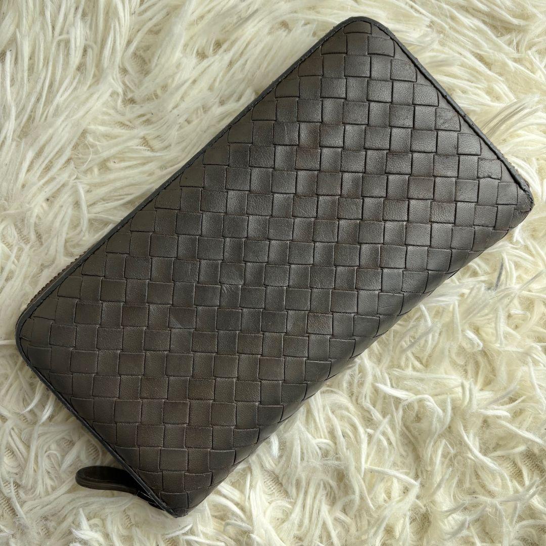 激レア 美品】ボッテガヴェネタ ジッピーウォレット イントレチャート