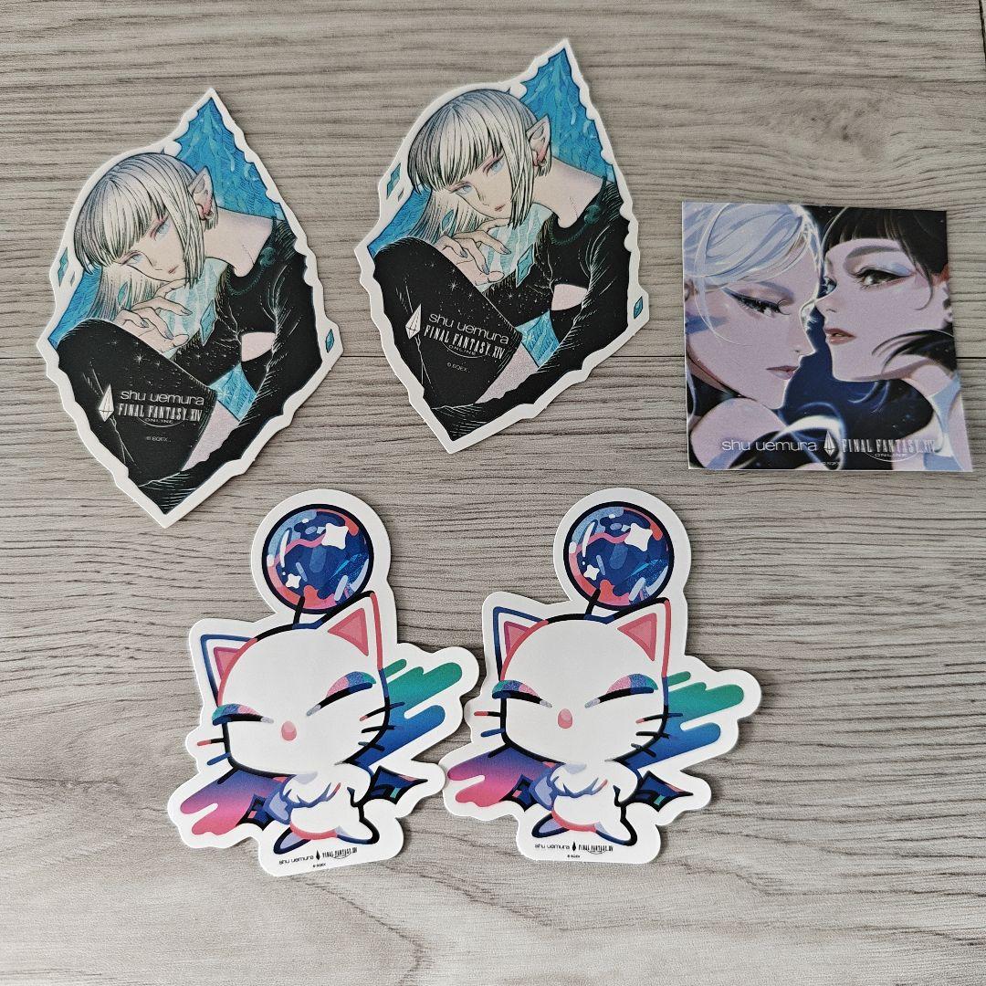 シュウウエムラ ファイナルファンタジー14 ステッカー FF14 おまけつき