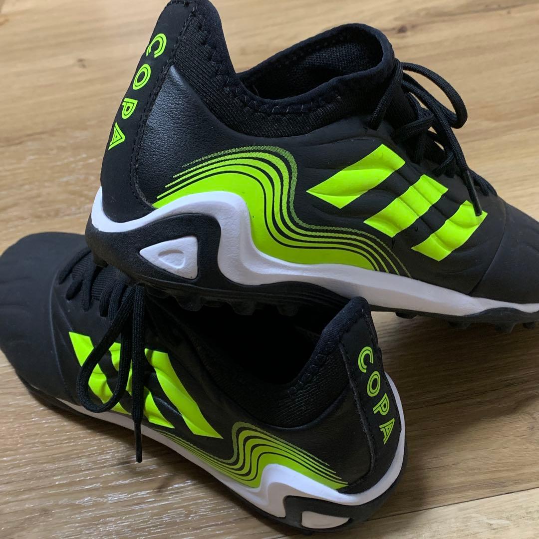 adidas COPA サッカーシューズ 黒/黄緑 27.5cm 箱なし - メルカリ