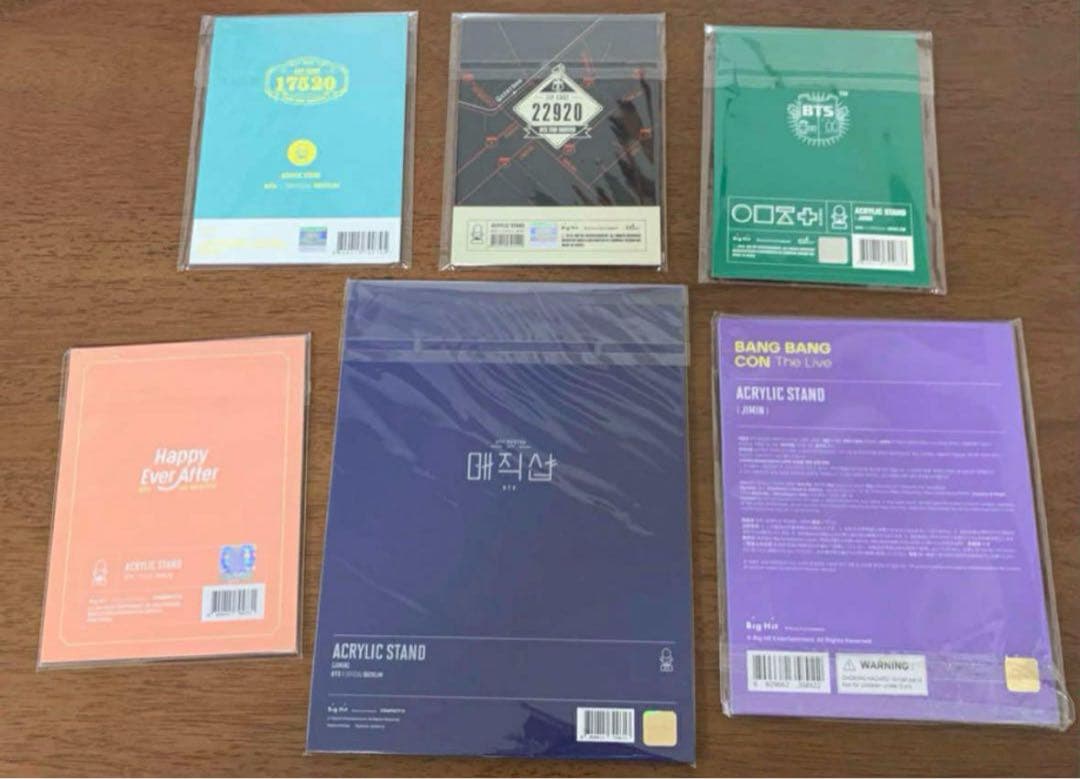BTS 公式　アクリルスタンド　ジミン JIMIN 6点