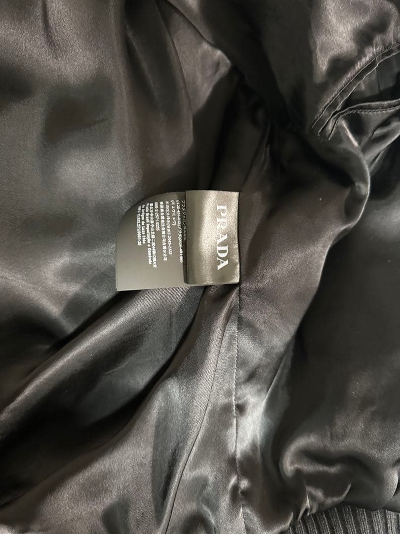PRADA 23SS レザーボンバージャケットUPW455 - メルカリ
