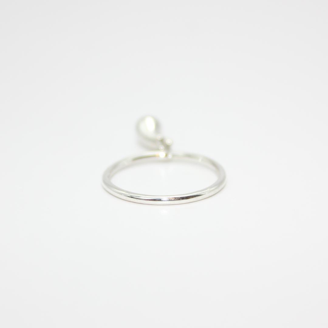 美品 Tiffany&Co. ティファニー ティアドロップ リング 指輪 11号