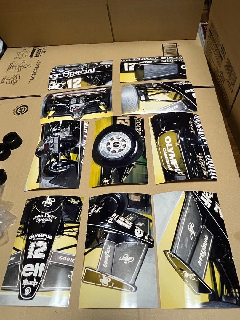 希少ロータス97Tルノー,アイルトン・セナ,1/20レジンメタルキット