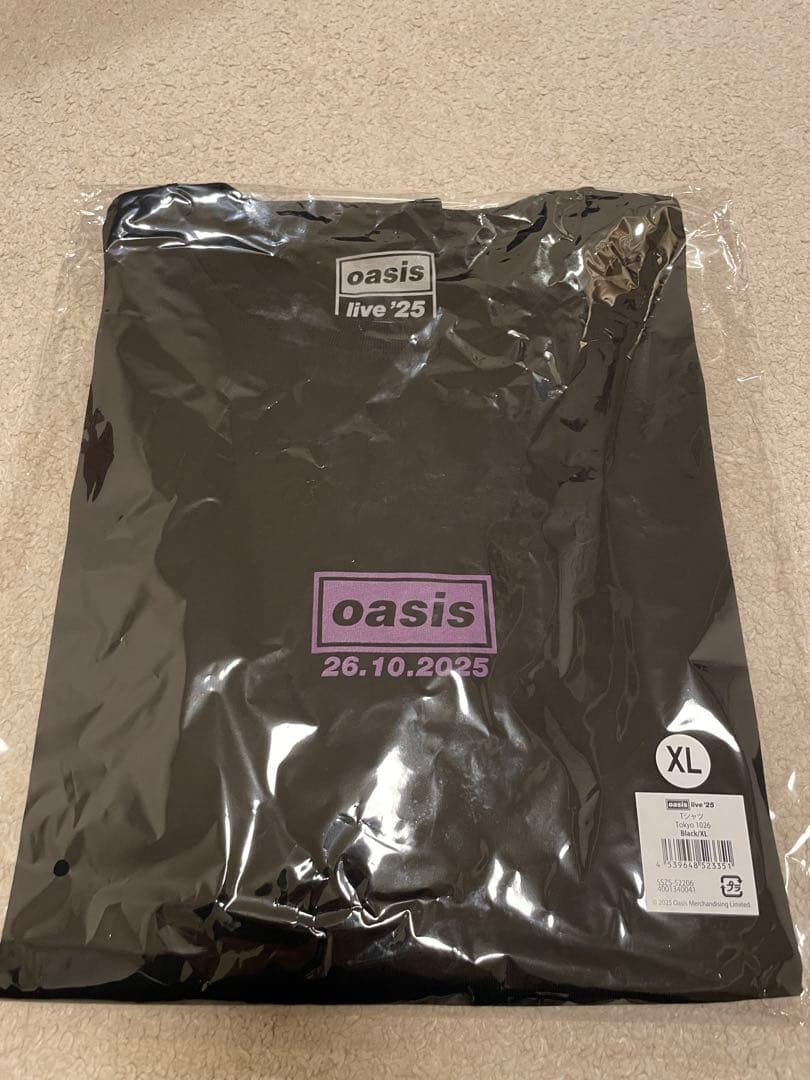 oasis live '25 会場物販限定「TOKYO1026」Tシャツ