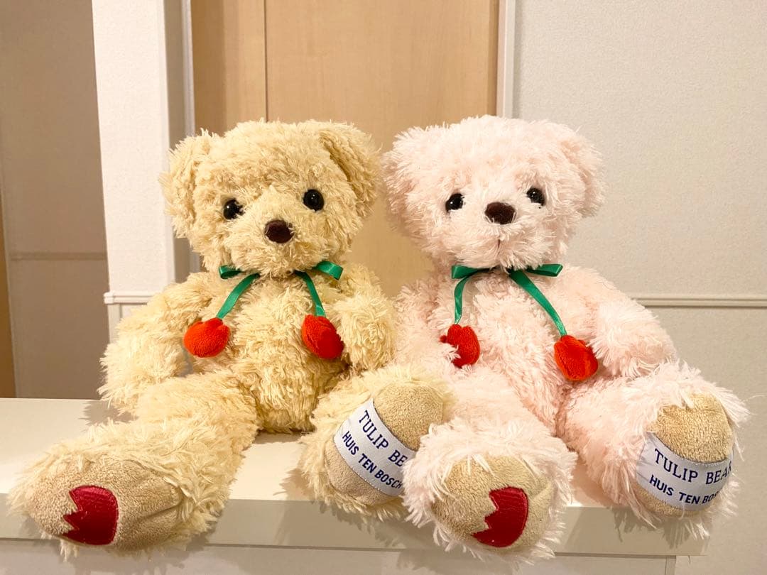 ハウステンボス限定 ぬいぐるみ テディベア くま チューリップ 2点