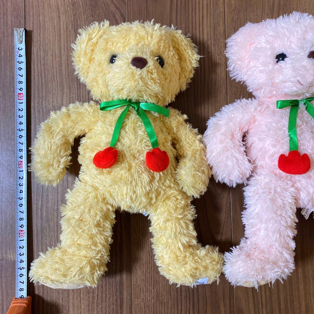 ハウステンボス限定 ぬいぐるみ テディベア くま チューリップ 2点