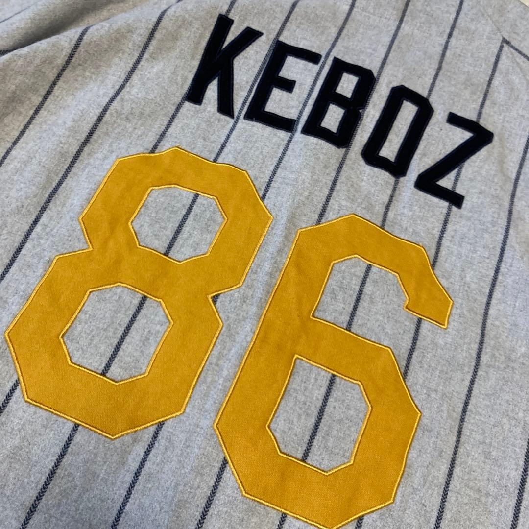 コムドットゆうた着用 Keboz ベースボールシャツ セットアップ グレー