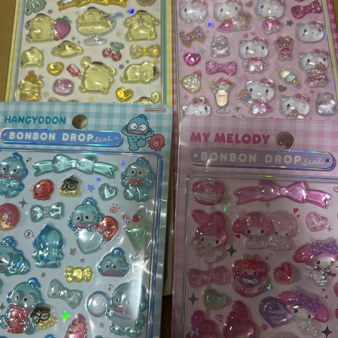 国内正規品！サンリオ ボンボンドロップシール 8種類セット