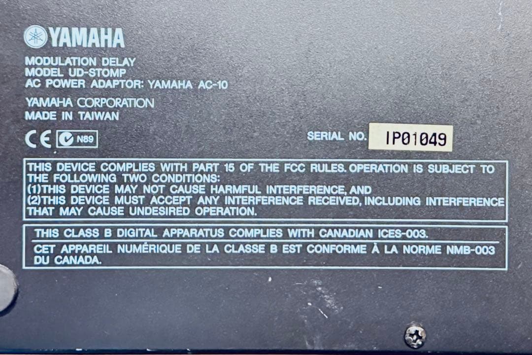 希少】YAMAHA UD-STOMP アラン・ホールズワース Delay - メルカリ