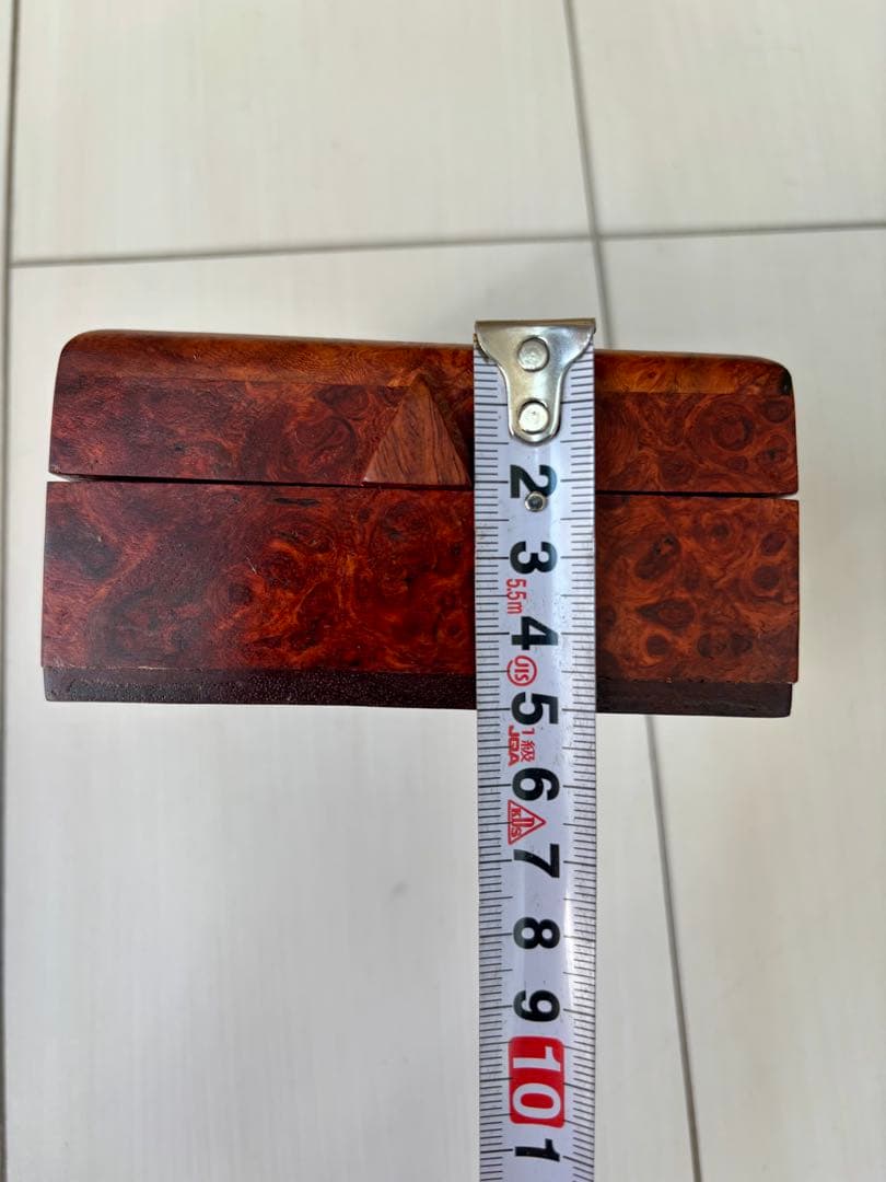 新品】花梨赤白瘤杢 無垢材 宝石箱 タ - メルカリ