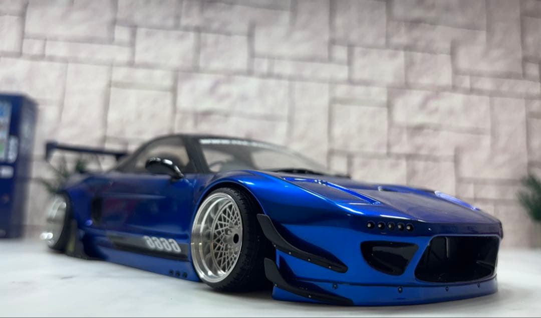 1/18ミニカー　ホンダNSX GTワイドボディーSSR深リムカスタム希少モデル