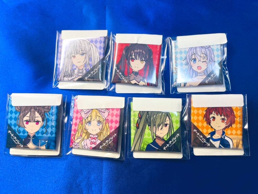 デート・ア・バレット DMMスクラッチ E賞 缶バッジ7種セット