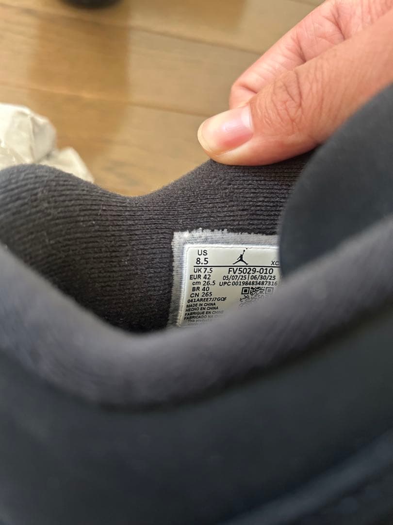 靴 Air Jordan 4 black cat 26.5cm