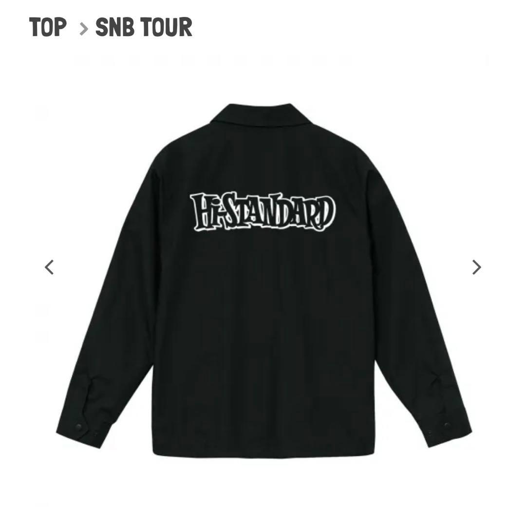 Hi-STANDARD - HS LOGO COACH JACKET（ブラック)