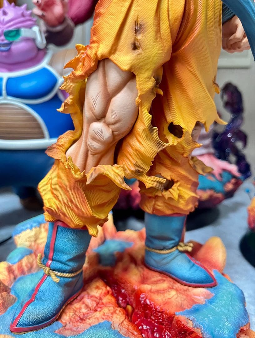 ドラゴンボール ガレージキット 超サイヤ人 孫悟空 レジン スタチュー