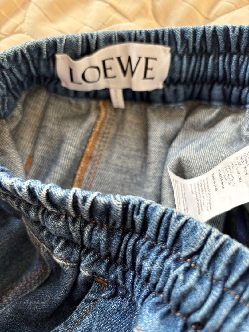 LOEWE ロエベデニム パンツ クロップドパンツ ハーフパンツ XS - メルカリ