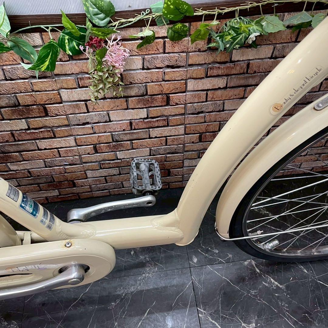 79】一般車 ママチャリ ブリヂストン BEAUTEボーテ クリーム - メルカリ