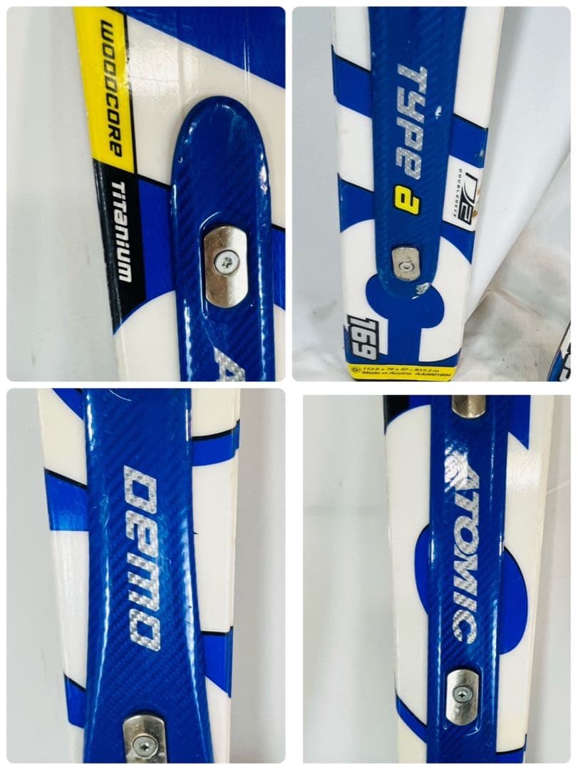 良品】 ATOMIC アトミック TYPE A DEMO 169cm スキー板 - メルカリ