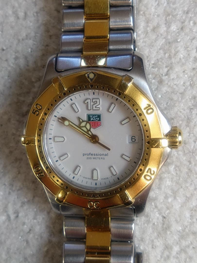 タグホイヤーボーイズWk1220 楽天市場】【TAG HEUER】タグホイヤー プロフェッショナル 2000