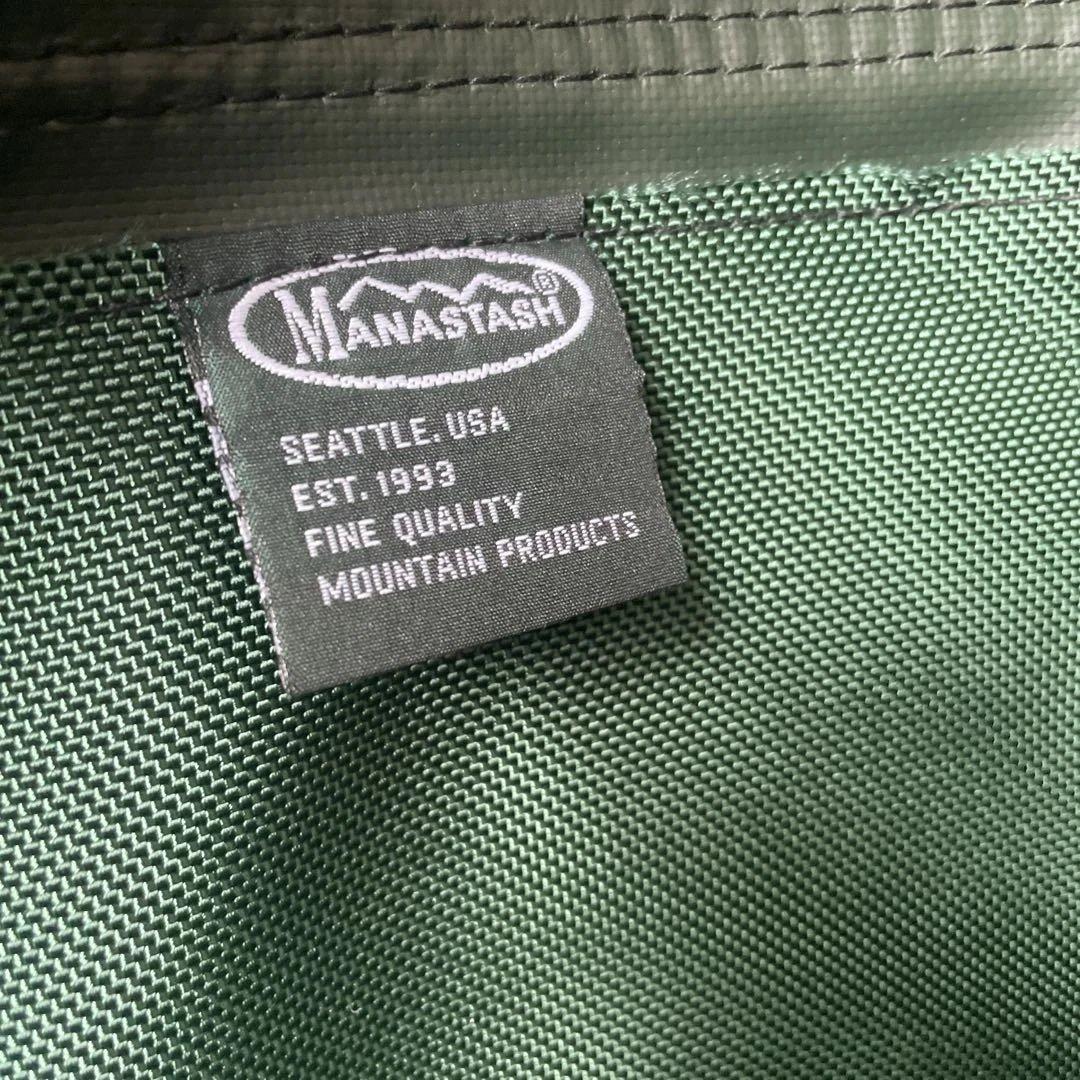 Manastash ショルダーバッグ メッセンジャーバッグ 緑/オレンジ