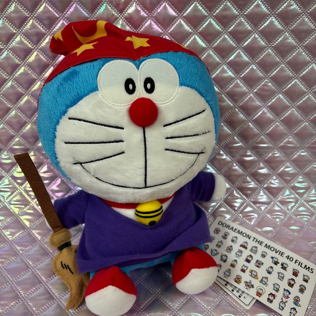 ドラえもん 映画 ぬいぐるみ 40 周年 新品 藤子不二雄 フジコ フジオ