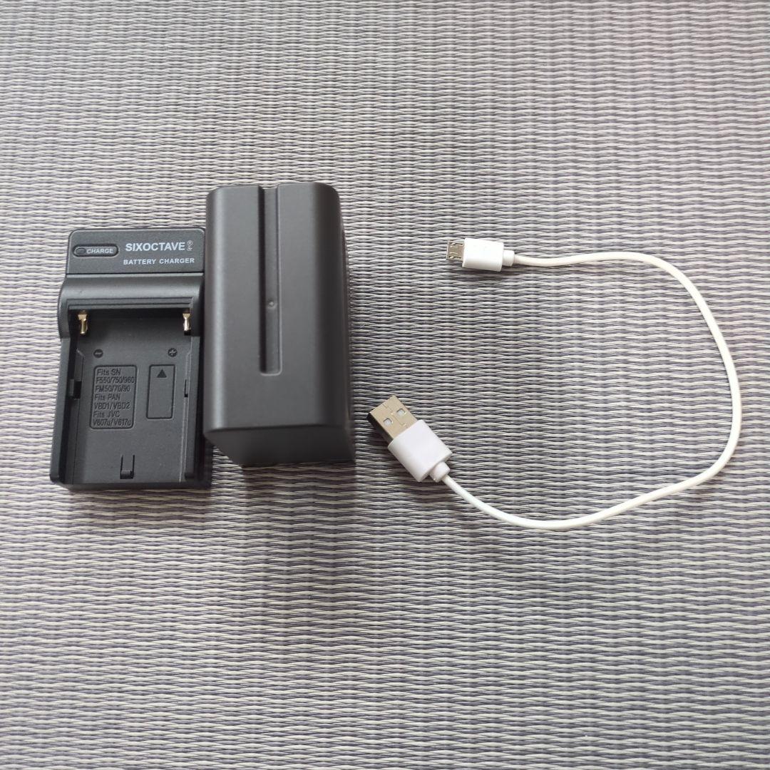 FEELWORLD F6 Plus 4Kモニター 互換バッテリー付き