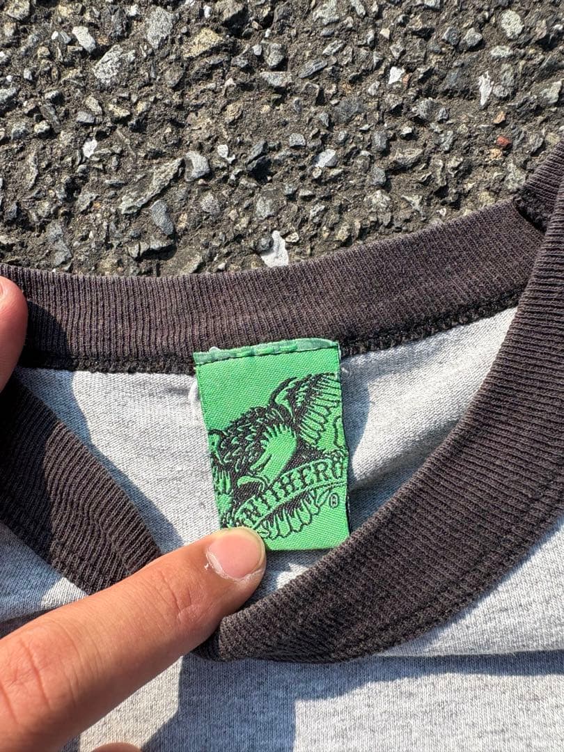 90s 希少 SKATE ANTIHERO イーグル ラグランt - メルカリ