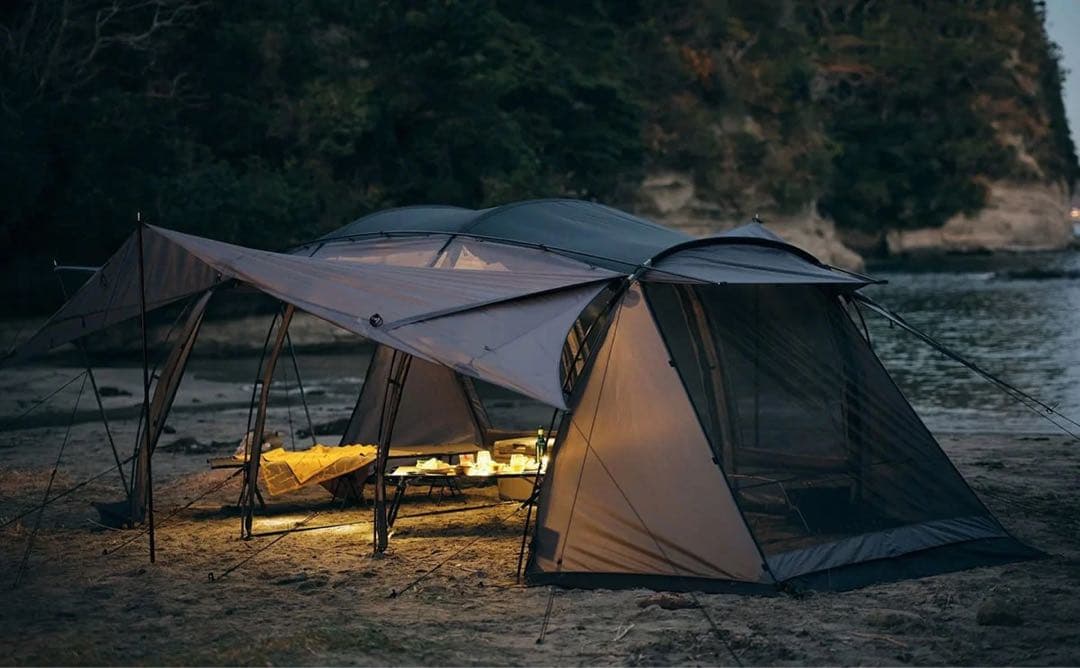 最終価格　TOKYO CRAFTS ウィングフォート使用1回のみ　2ルームテント ウィングフォート・2ルームテント(4人〜ファミリーテント) - 東京