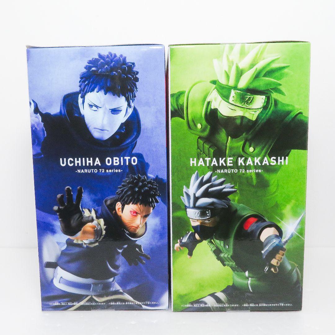 送料無料 ナルト 72シリーズ フィギュア うちはオビト&はたけカカシ