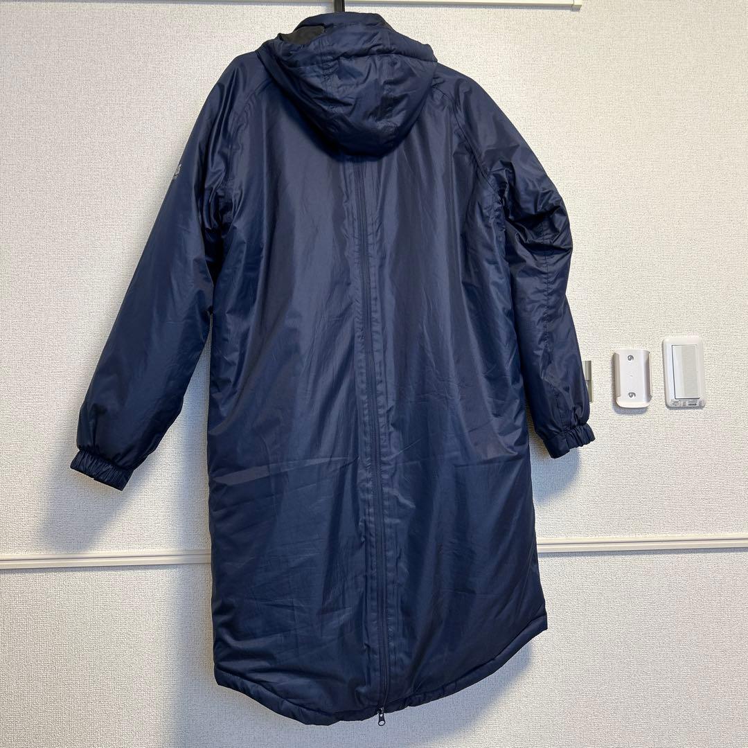 値下げしました】鹿島アントラーズ ネイビー フード付き ベンチコート